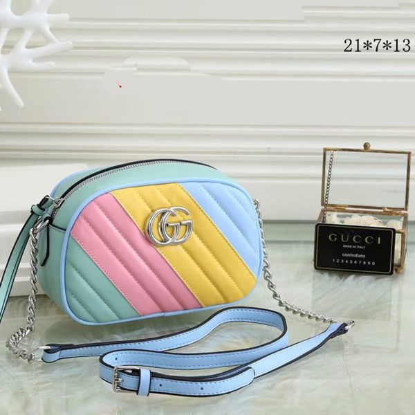

2021 fashion shoulder bags mens women leather macaroon mini crossbody bags lady luxurys designers purse messenger bag luxurys designers bags