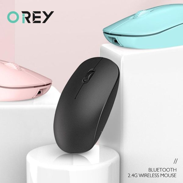 

2.4g bluetooth wireless mouse dual mode rechargeable optical silent button gaming mouse for mac pc gamer business office mice