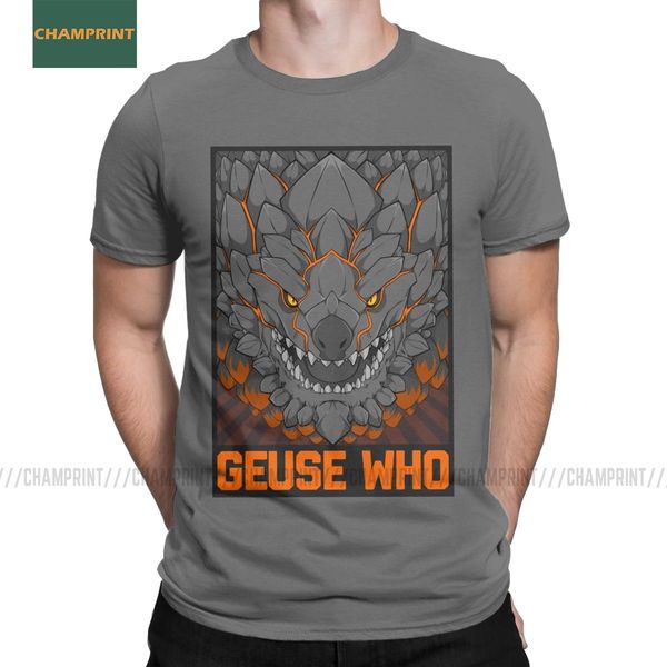 

men's monster hunter world geuse who dragon hunting mhw teostra game short sleeve plus size sport hooded sweatshirt hoodie men t shirt