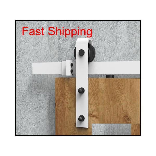

white coated rustic sliding barn door hardware closet barn door hardware rustic white coated sliding ba qylyqm yh_pack