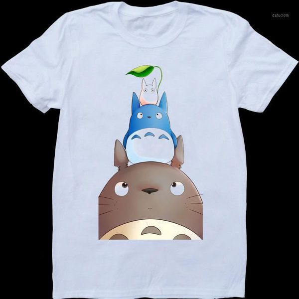 

my neighbor totoro and friends mens white, custom made t-shirt1, White;black