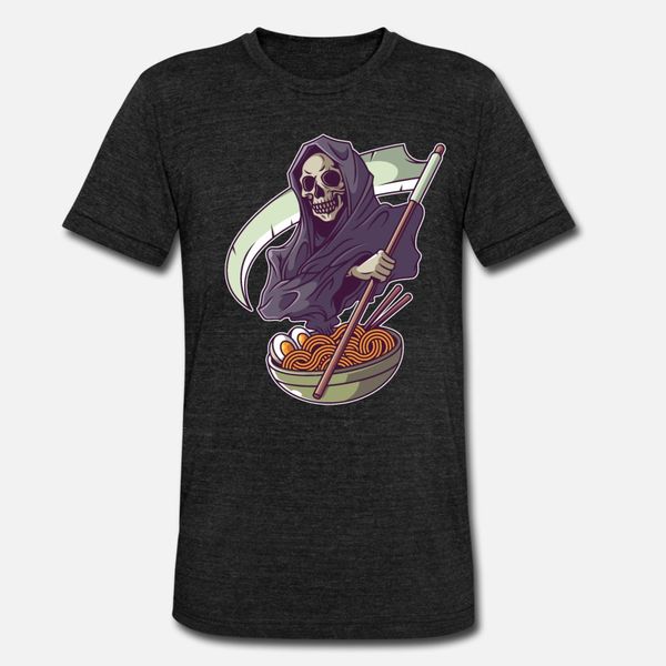 

grim reaper ramen noodles halloween skull japanese t shirt fun breathable sports tracksuit hoodie sweatshirt