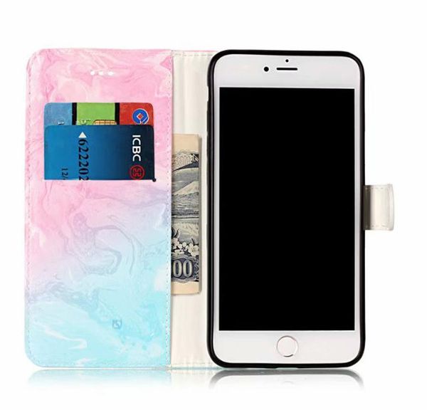 

marble case for iphone 11 pro max xs max xr x 7 8 plus 6s 6 plus 5s 5 se stand wallet pu leather qylfvn qpseller