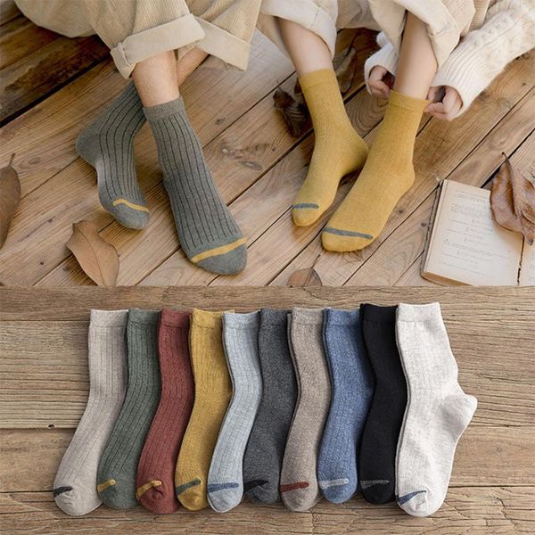 

socks & hosiery cotton women striped pattern solid color black brown green crew harajuku casual female short sock 1 pack, Black;white