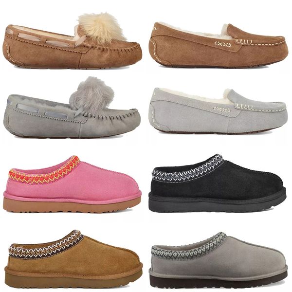 

2021 classic pom casual shoes short ii bailey bow australia slippers womens suede women boot winter snow boots fur furry australian bo m7qt#, Black