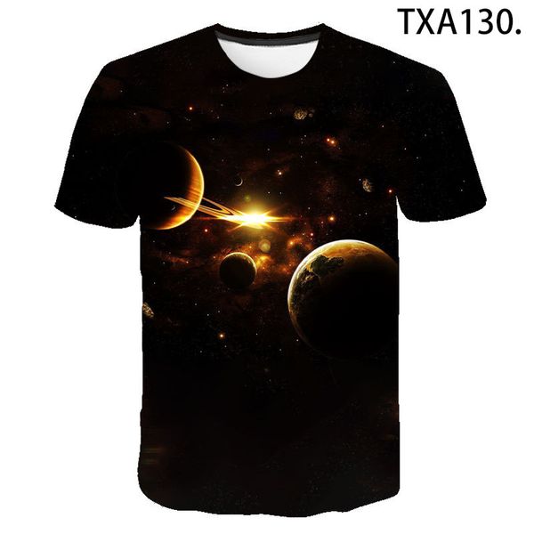 

summer universe science fiction boy girl printed cool 3d print shirts graphic aesthetic harajuku men clothing