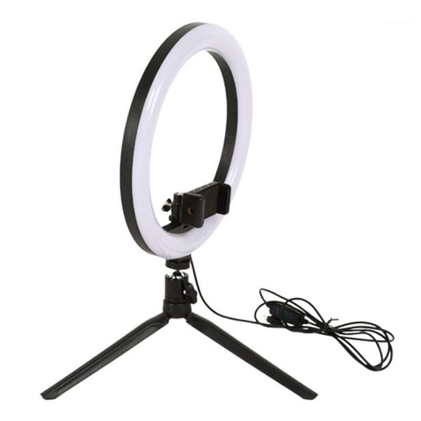 

flash heads 26cm/10inch led selfie ring light dimmable lamp po video camera phone ringlight for live youtube fill1