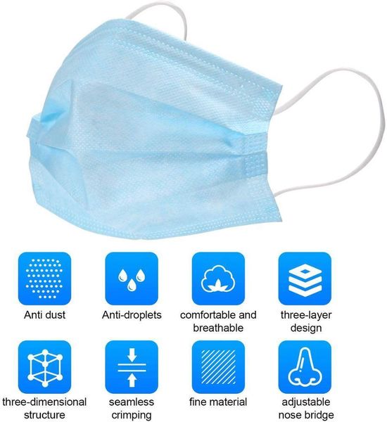 

face non woven disposable prevent mask wholesale manufacturer