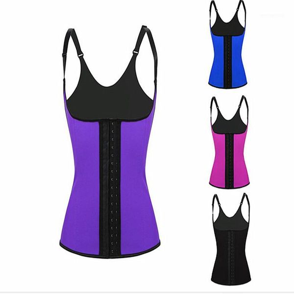 

women's shapers slimming sheath belly shapewear belt fajas modeling strap girdle underwear latex waist trainer women bodysuit hook cors, Black;white