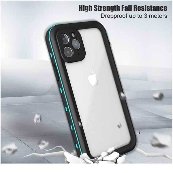 

shellbox waterproof case for iphone 12 11 pro max x xr xs max shockproof swimming diving coque cover for phone underwa jllftd