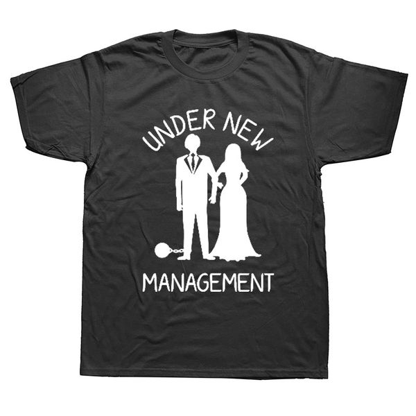 

sport new funny under new management party wedding t shirt men short sleeves hip hop oversized o-neck cotton t shirts