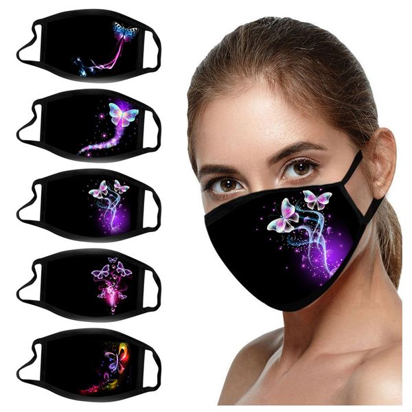 

fashion mask butterfly design print newwith mouth reusable mascherina masker mascarillas mondkapjes cubrebocas 201