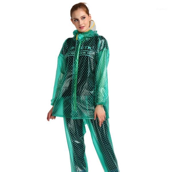 

clear see through hooded long raincoat festival rain coat outdoor1