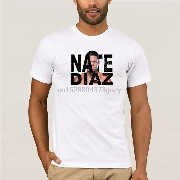 

2020 fashion summer personality nate diaz fighter for light street short sleeve 100% cotton hoodie designers t shirts sweatshirt