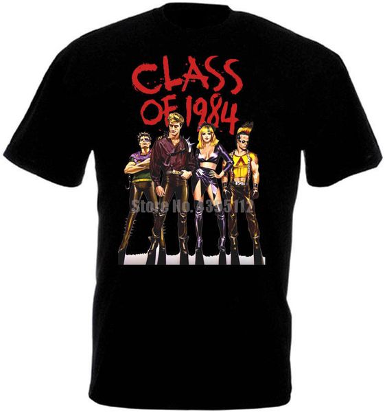 

class of 1984 movie poster мужские футболки hip hop streetwear tshirt прохладный логотип tshirts tee shirt men tops спорта с капюшоном hoodi