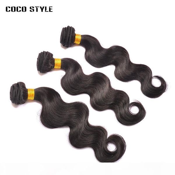 

brazilian human hair body wave 3 4 bundles with frontal closure 13x4 lace frontal closure with bundles, Black;brown