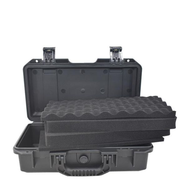 

357x210x110mm abs sealed waterproof safety toolbox equipment instrument case portable tool box dry box impact resistant yxllby xhhair