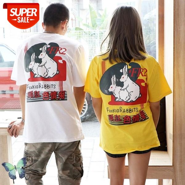 

#fr2 no smoking t shirt rabbits two japan style smoking kills t-shirts men women cotton jesus religious tees #az5o, White;black