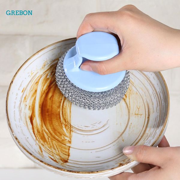 

kitchen brush pan cleaning brush scrubber dishwashing gadgets accessories cooking tools dish bowl washing pot cleaner household wmtnaj