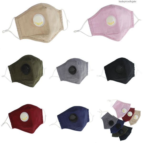 

protective mask anti-dust valve reusable washable pm2.5 dhl cotton face masks c ymtn