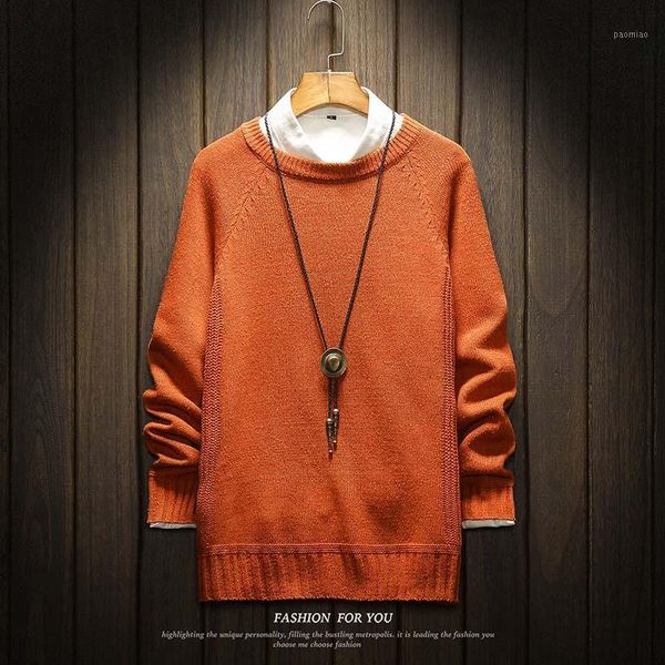 

autumn new fashion thin sweater men solid color pullover jumper long sleeve o-neck knitted outwear pull homme1, White;black