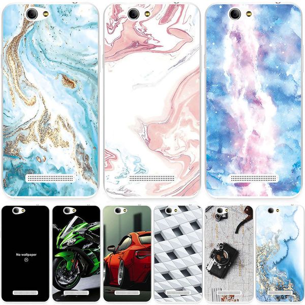 

phone bags & cases for wileyfox spark storm swift 2 plus case cover fashion marble inkjet painted shell bag