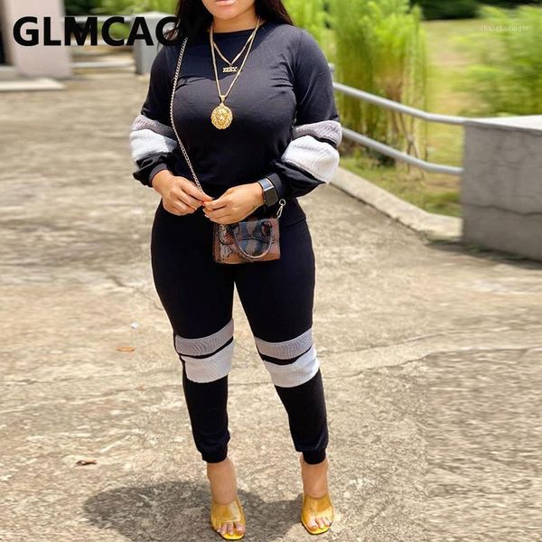 

women two piece solid tracksuits jogger sweatshirt and pants set1, Gray