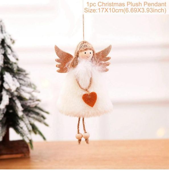 

angel doll merry christmas decoration for home 2020 navidad noel christmas ornaments xmas tree decor cristmas gift new year 2021 bbylsz
