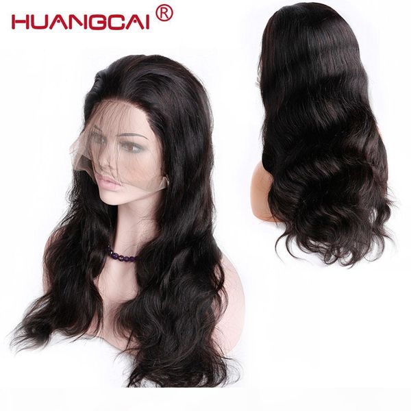 

360 lace frontal wigs pre plucked 150% density brazilian body wave human hair wig with baby hair natural hair remy lace wigs, Black