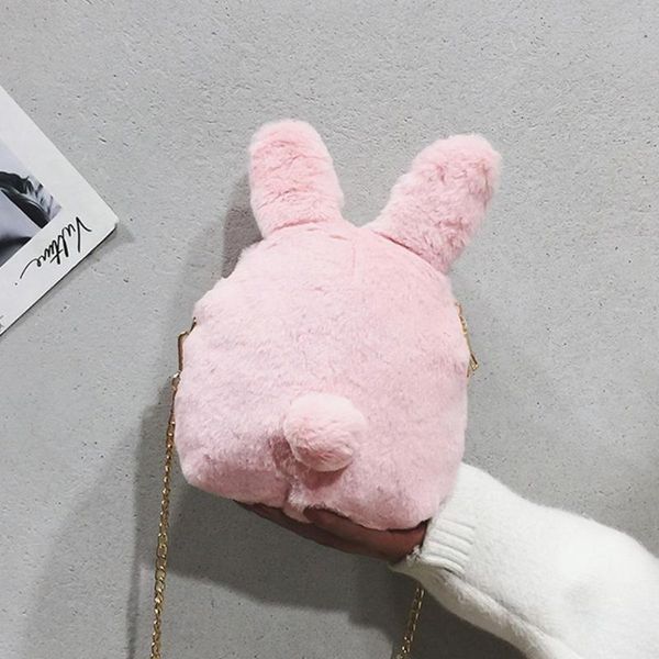

сладкие дамы девушки искусственного меха коммуникатор crossbody сумка симпатичный плюшевый слинг сумка на ремне сумки