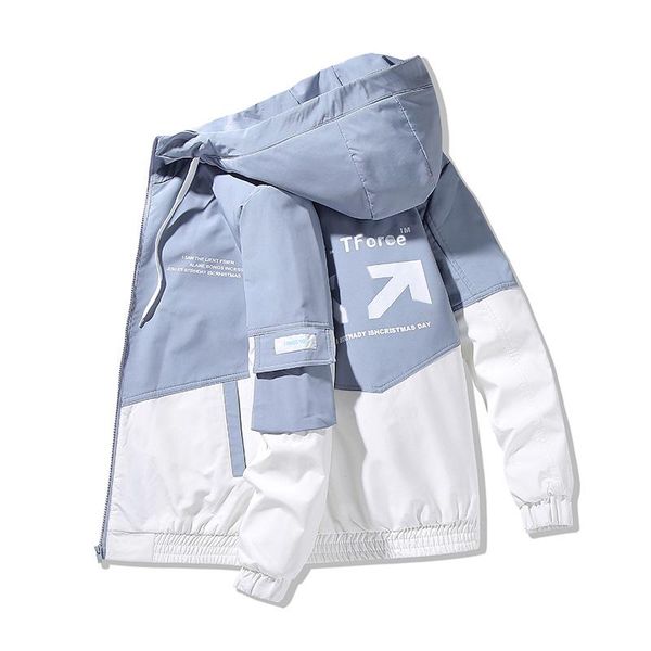 

airgracias 2020 autumn clothes men jacket size 4xl outwear hooded coat slim parkas 8 color men's fashion clothing jackets, Black;brown