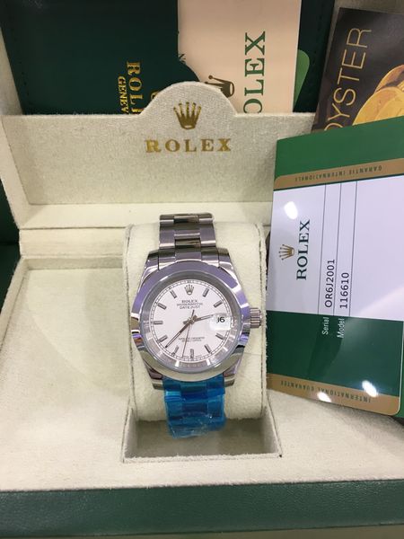 

with original box luxury watch 41mm stainless steel 116300 asia 2813 movement automatic mens men's watch watches, Slivery;brown