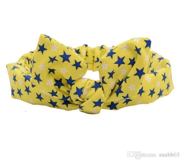 

factory4qc3head girls baby new bands florals dots europe bunny ear knot colorful infant headband kids elastic headwear children hai