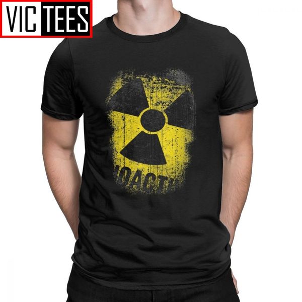 

men t-shirts let's get radioactive novelty cotton tee nuclear radiation russia t shirts clothing summer sport hooded sweatshirt hoodie