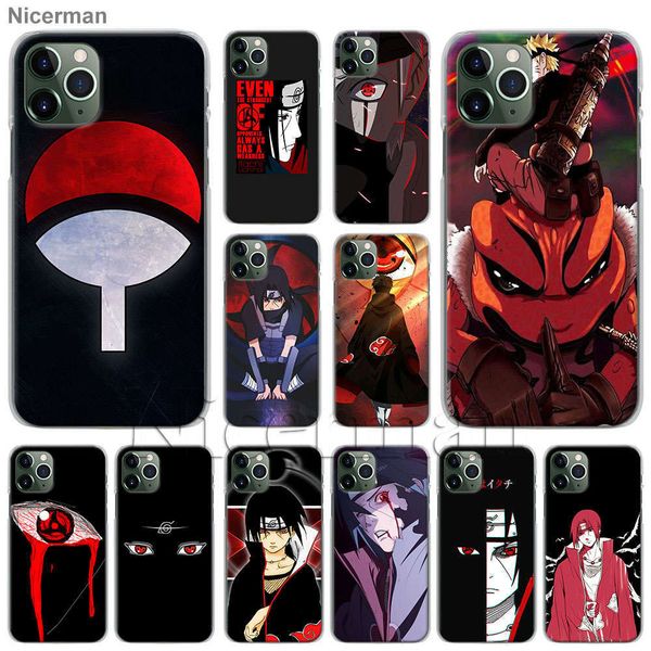 

the rigid case is digned by naruto for mobile phone, and the rigid case is digned by uchiha itachi for vip 11 pro max se 2020 x xr xs