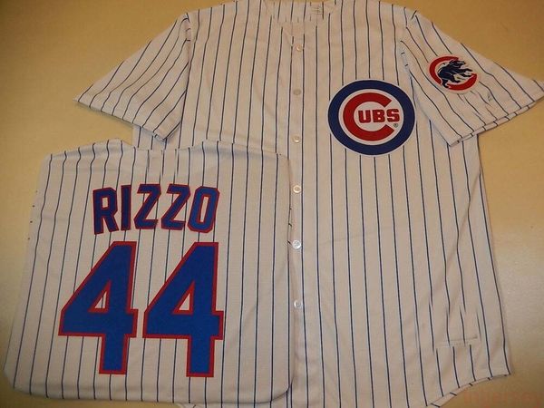 Anthony Rizzo Custom Rizzo Cool Base costurada Jersey de beisebol com patch new Stitch Qualquer Nome Número Men Mulheres Juntas de beisebol juvenil