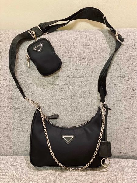 

outlet re-edition 2005 nylon shoulder leather handbag designer selling lady cross-body luxury chain bag tote