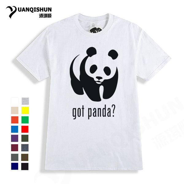 

got panda funny animal panda print cute fashion cool brand 16 colors pure short sleeves tee sport hooded sweatshirt hoodie men t shirt