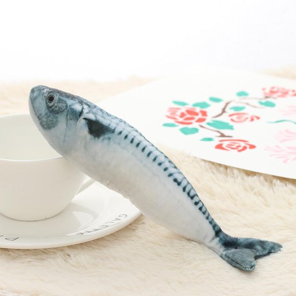 

1pc artificial fish plush pet cat puppy dog toys sleeping toy cat mint catnip toys cute fish tank aquarium decoration wmtetr dh_niceshop
