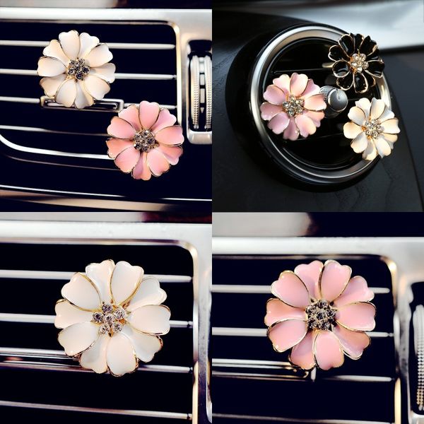 

car perfume clip outlet locket clips flower auto air freshener conditioning vent clip home essential oil diffuser for car lxl113 33 n2