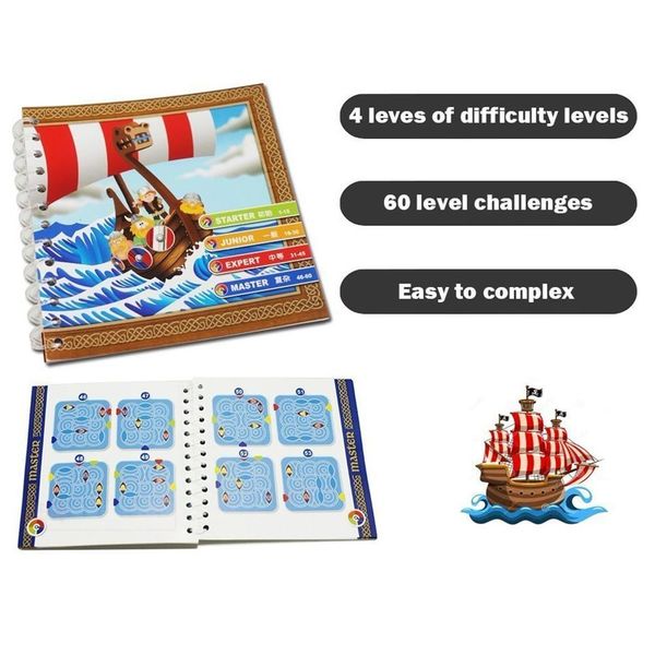 

baby iq puzzle board games challenge with solution smart logical thinking family game kids toy jouet enfant intelligent wmtauh xhlove