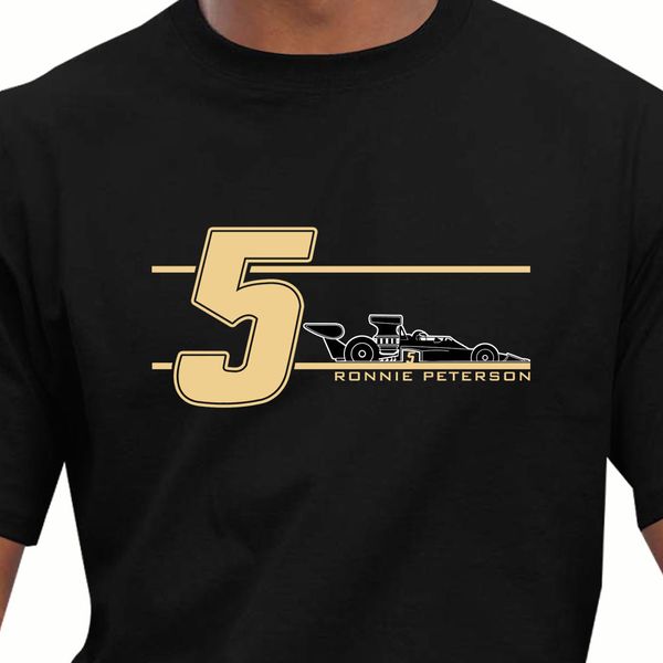 

sport 2019 men t shirt fashion cotton men t-shirt retro ronnie peterson race number cute tatoo lover t-shirt