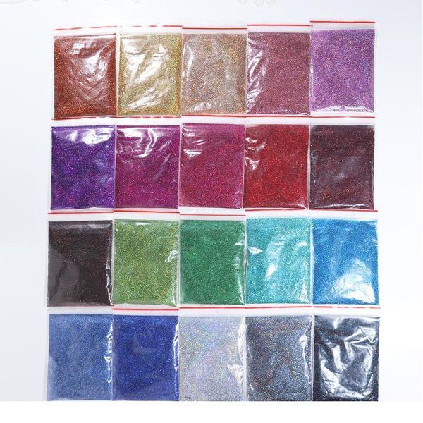 

5g/10g nail powder black glitter laser holo shining shimmer gold red silver nail art dec jllkcy, Silver;gold