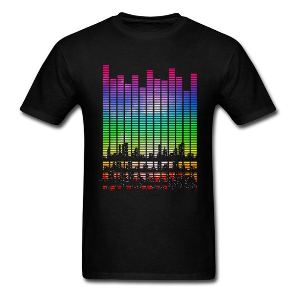 

мода dynamic music city мужская черный короткие рукава тис фиолетовый зеленый синий хип-хоп street wear толстовка с капюшоном толстовка мужч