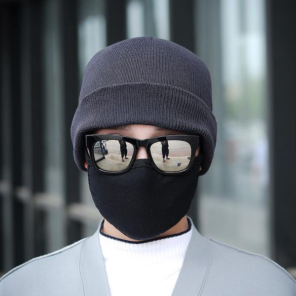 

cokk зима холодная proof уха защита вязаной шапочке для мужчин и женщин спорт headgear простой отбортовки hat мужской велоспорт beanie кпт b, Blue;gray