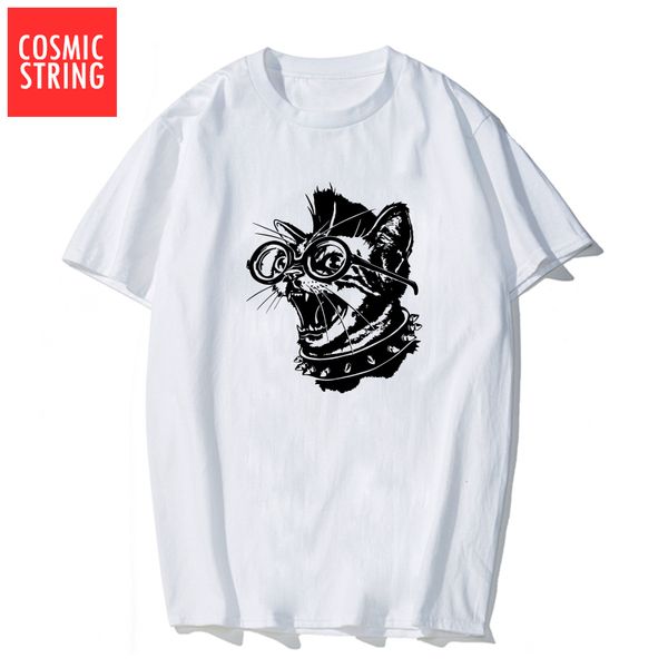 

cosmic string cool cat print casual summer tshirt loose o neck mens s sport hooded sweatshirt hoodie men t shirt
