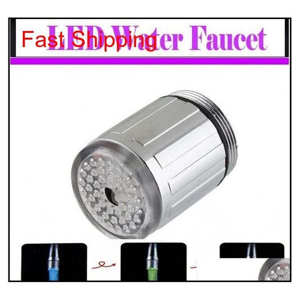 

led faucet light temperature control sensor sink tap glow led rgb faucet lights shower lamp 3-color water glow tap l qylvch sports2010