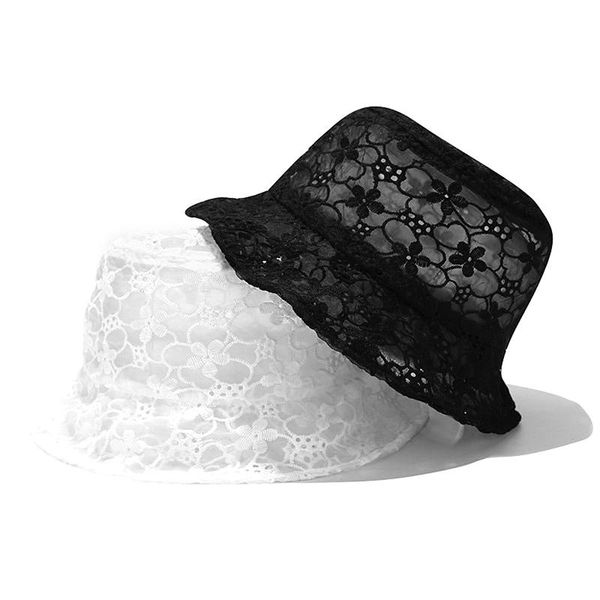 

Soft Lace Flower Wide Brim Sun Hats Women Lace Hat Floppy Summer Hat Dress Ladies, Blue;gray