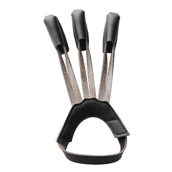 

1pc hunting mitts shooting finger protector anti-slip 3 finger durable archery gloves protect archery accessories outdoor, Black;gray