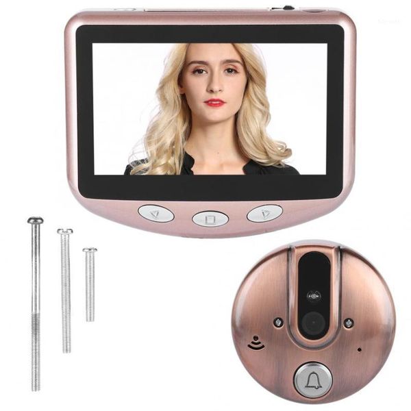 

deurbel met camera r101 720p 4.3inches smart hd video doorbell camera ir night vision intercom door bell door bell1